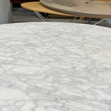 Authentic Knoll Eero Saarinen 42 oval marble coffee table - enliven mart
