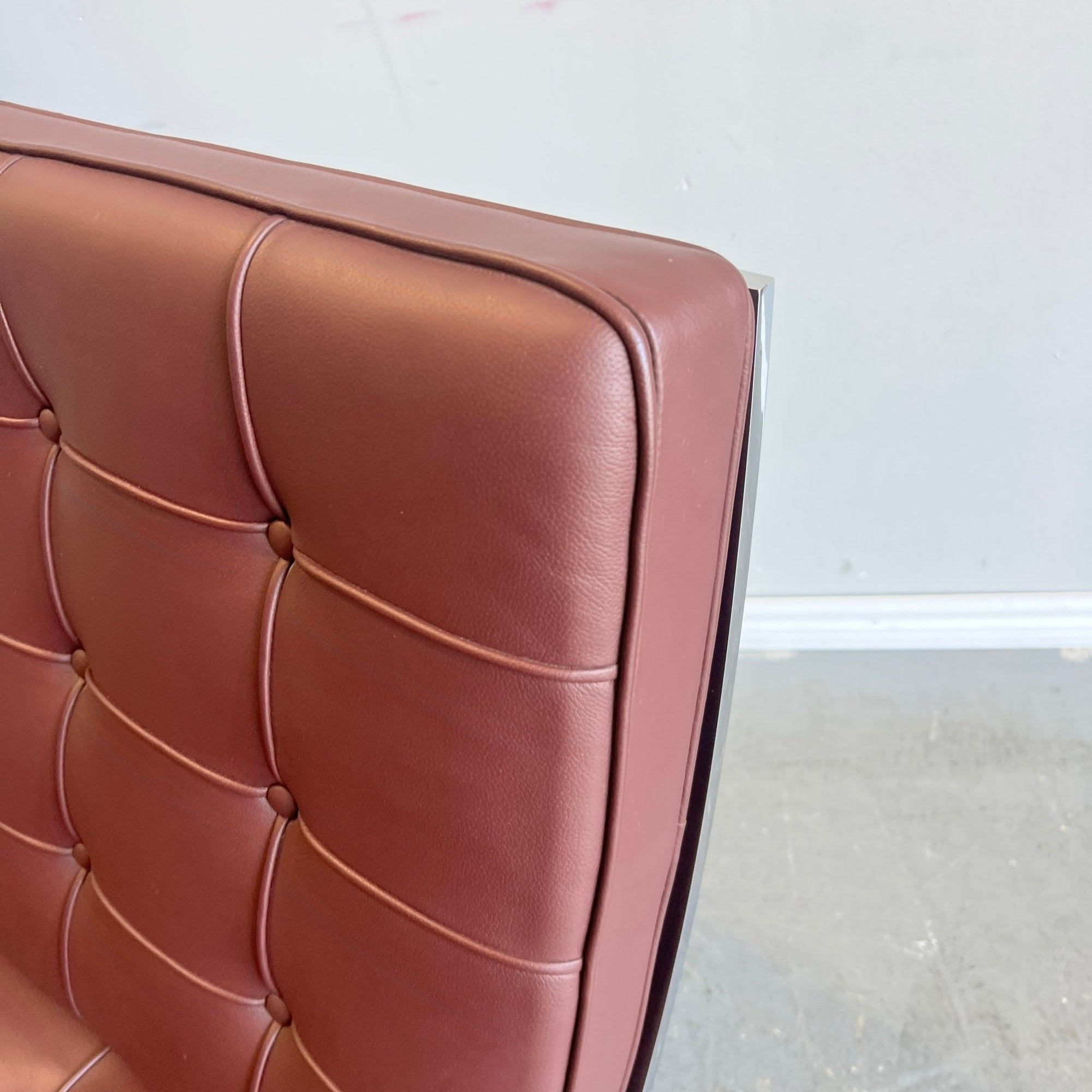 Authentic! Knoll Mies Van Der Rohe iconic Barcelona chair - enliven mart