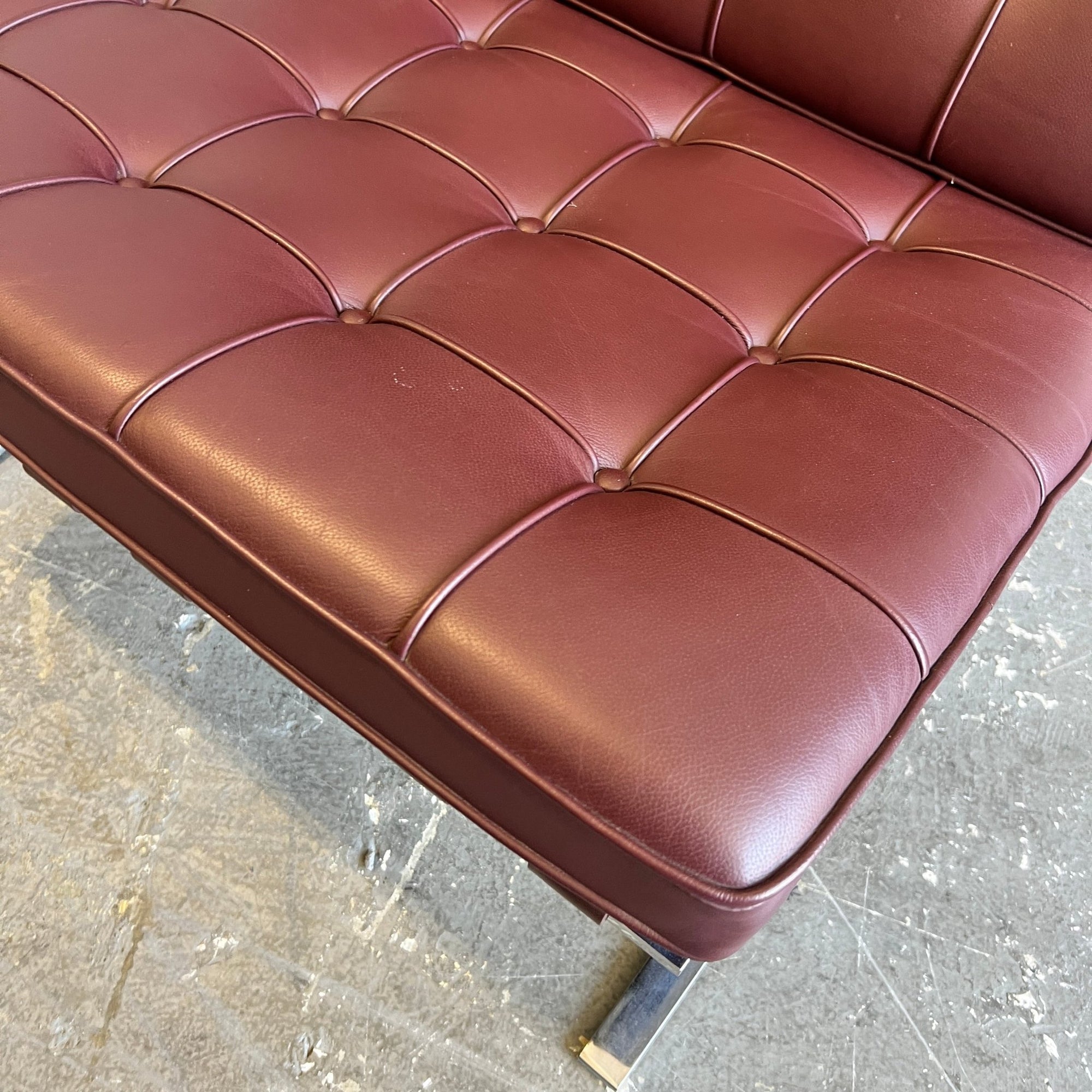 Authentic! Knoll Mies Van Der Rohe iconic Barcelona chair - enliven mart