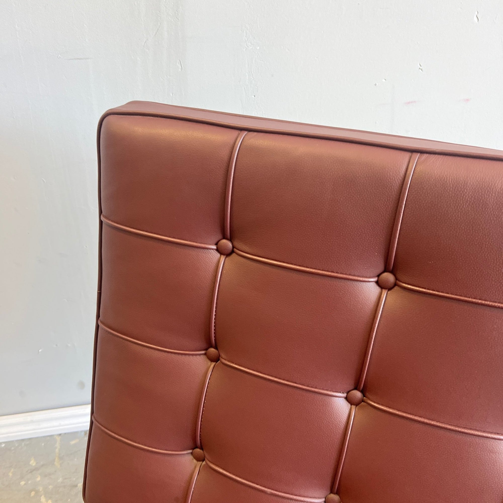 Authentic! Knoll Mies Van Der Rohe iconic Barcelona chair - enliven mart