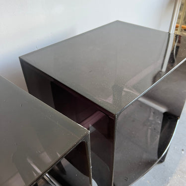 Authentic Pair of Kartell Small Ghost Buster Side Table by Philippe Starck - enliven mart