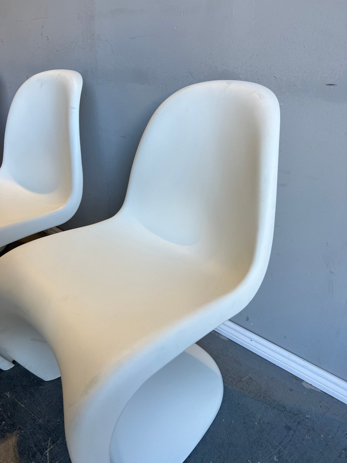 Authentic Vitra set of 6 Vernor Panton chairs - enliven mart