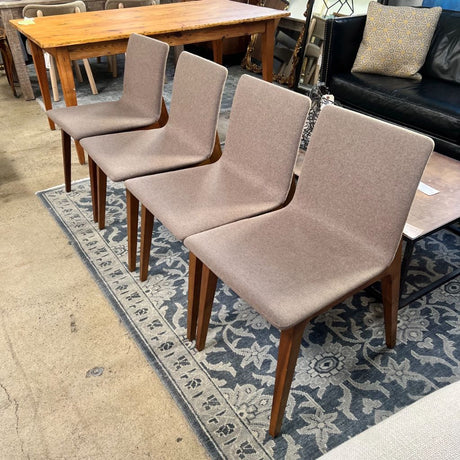 Bernhardt Design Bernhardt Design Linea set of 4 dining chairs - enliven mart