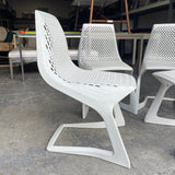 Bernhardt Design Plank Myto White Side Dining Chair - enliven mart