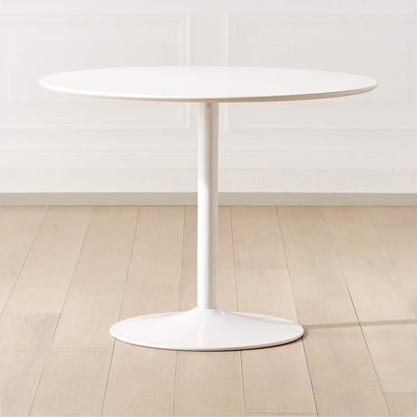 CB2 ODYSSEY WHITE DINING TABLE - enliven mart