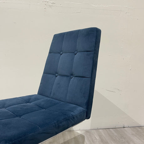 CB2 Royal Slate Blue Chair (Set of 4) - enliven mart