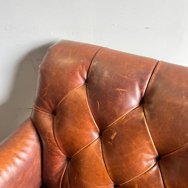 Cisco Home Acacia Leather Chair lounge chair - enliven mart