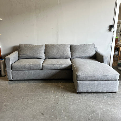 Crate and Barrel Axis 2-Piece Sectional Sofa - enliven mart