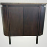 Custom Marble Top Bar Cabinet - enliven mart