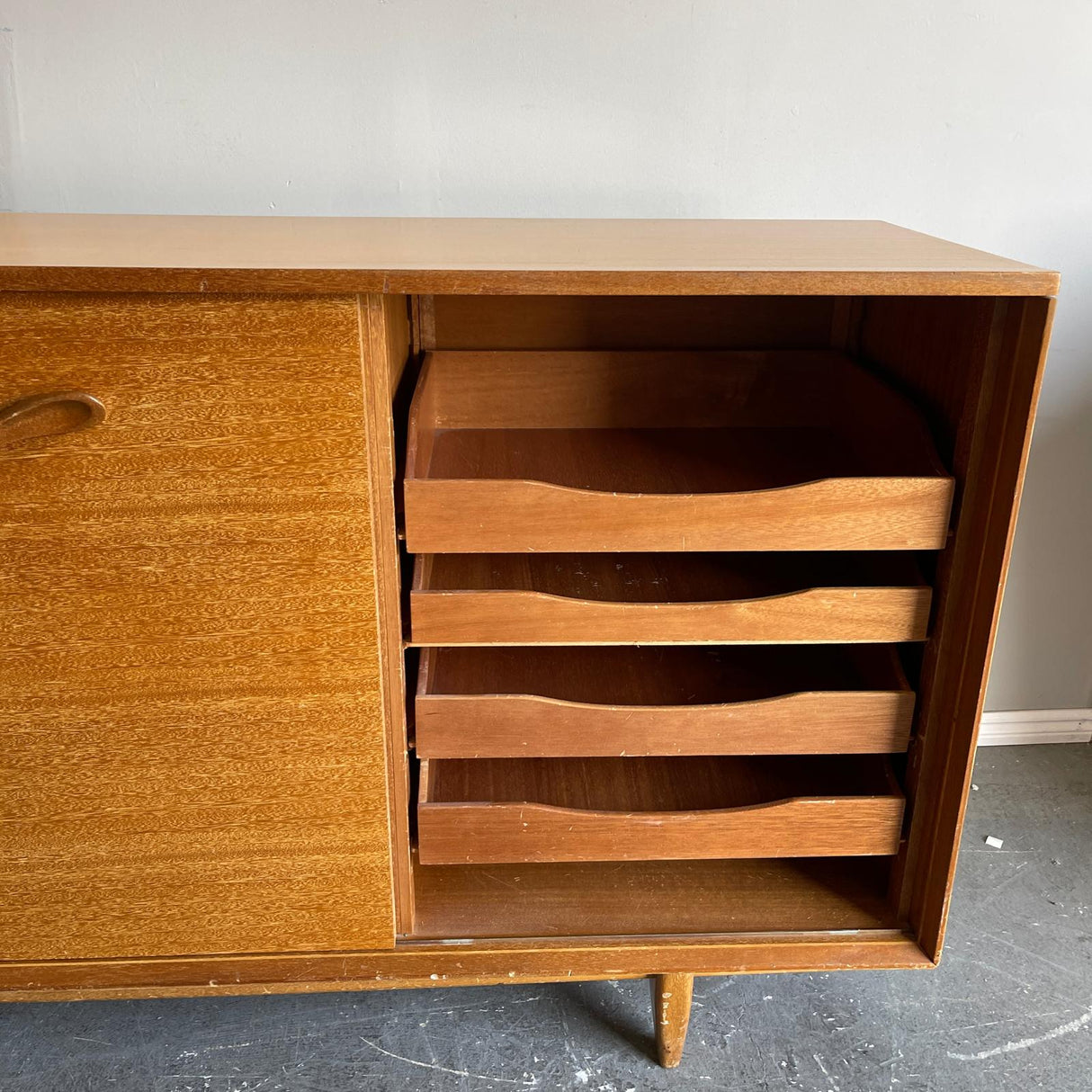 Danish MCM Paul Laszlo for Brown and Saltman Credenza - enliven mart