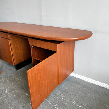 Danish MCM Skovby Møbelfabrik Teakwood Bar station with bar cart - enliven mart