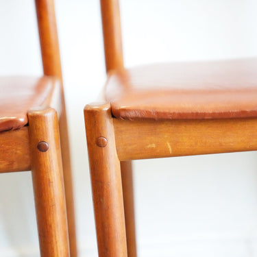 Danish set of 4 dining chairs in teak by Johannes Andersen for Uldum 1960s - enliven mart
