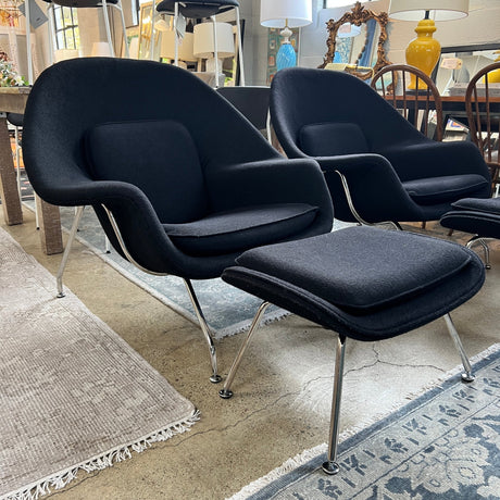 Eero Saarinen Style "Womb chair and ottoman" by Rove Concepts - enliven mart