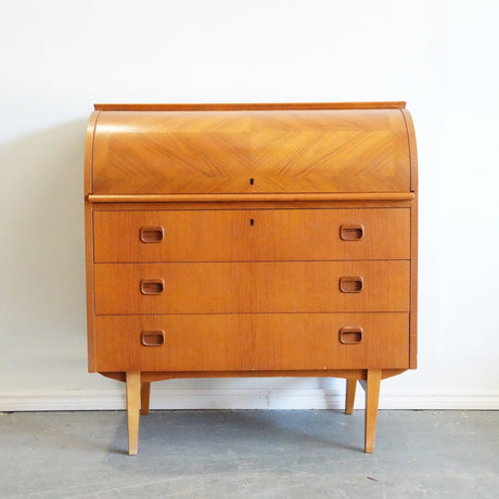 Egon Ostergaard Teak Danish Modern Secretary Desk - enliven mart