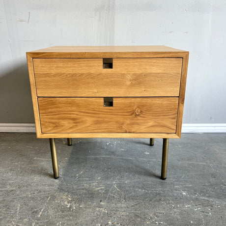 Four Hand Carlisle Nightstand-Natural Oak - enliven mart