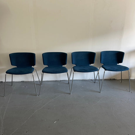 Four Steelcase Coalesse Wrapp Side Chairs - enliven mart