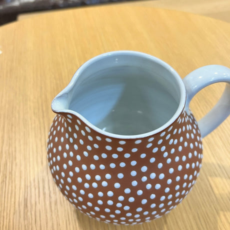 Gorgeous Danish Polkadot Handmade pitcher - enliven mart