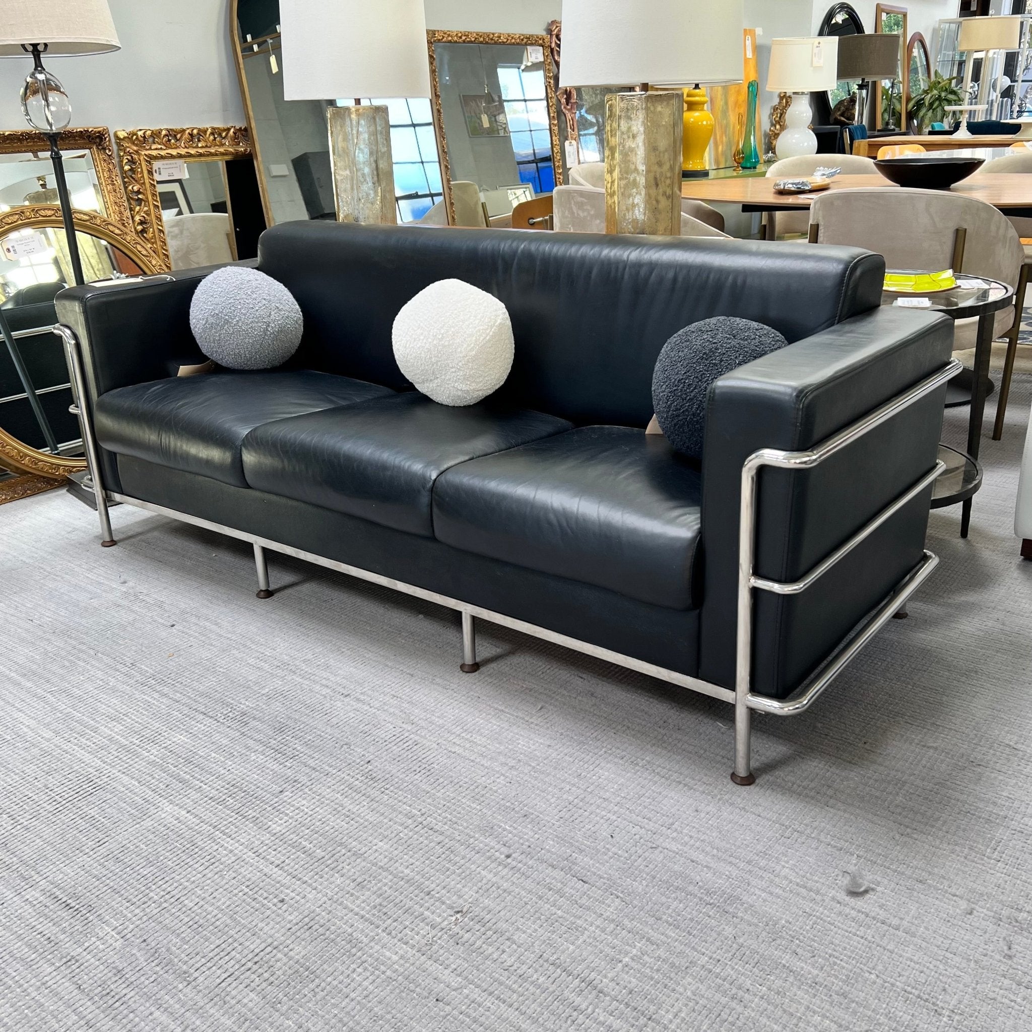Le Corbusier style 3 seater sofa