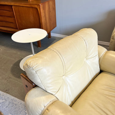 MCM Finnish Rosewood and Leather Armchair by Kalustekiila, circa 1970s - enliven mart