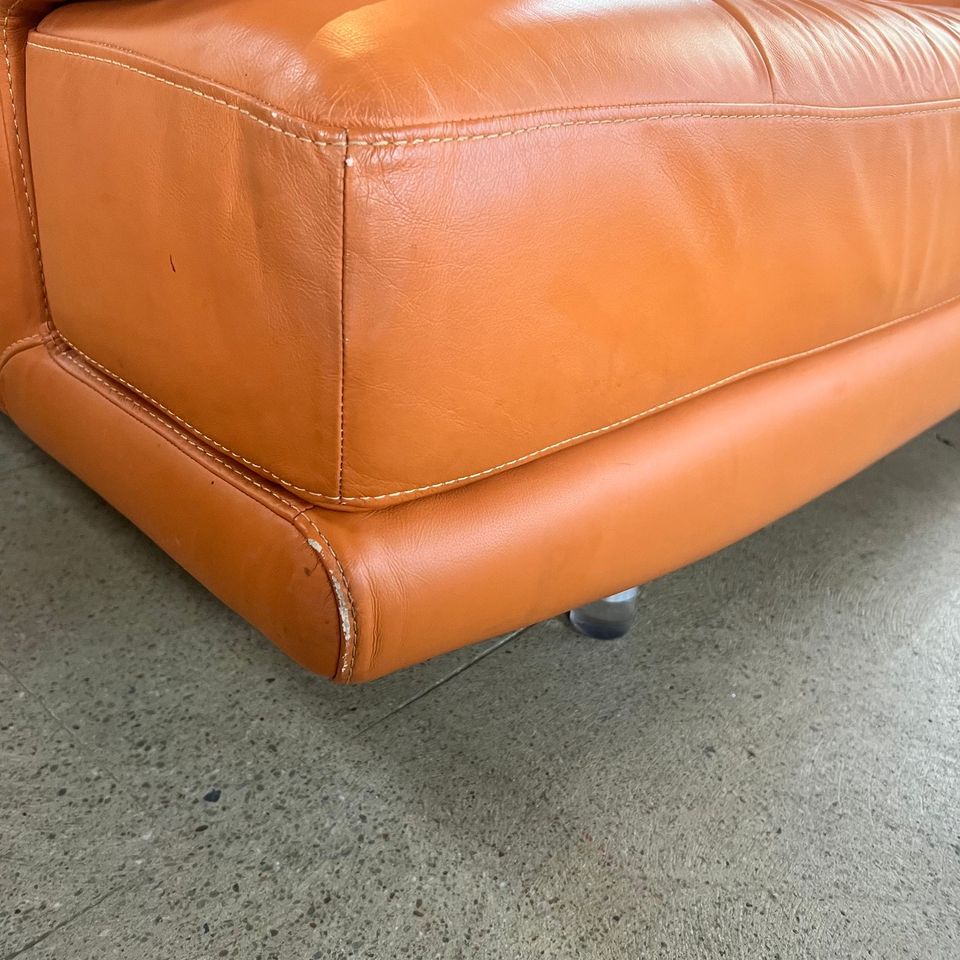 NATUZZI Italia plaza full grain leather sofa enliven mart