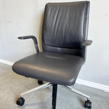 New condition! Alta Swivel leather Chair from Bernhardt Design - enliven mart