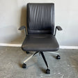 New condition! Alta Swivel leather Chair from Bernhardt Design - enliven mart