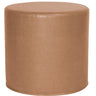 No Tip 17 inch Avanti Bronze Cylinder Ottoman by Howard Elliott Collection - enliven mart