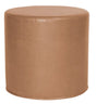 No Tip 17 inch Avanti Bronze Cylinder Ottoman by Howard Elliott Collection - enliven mart