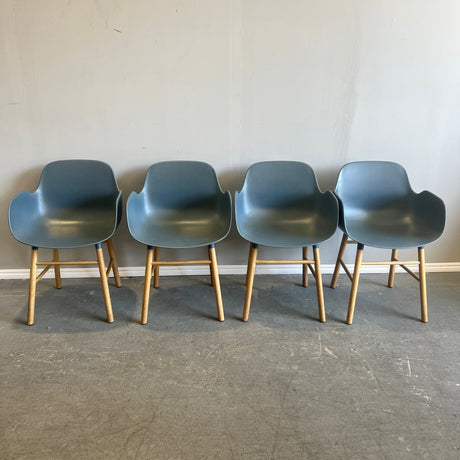 Normann Copenhagen set of 4 dining chairs - enliven mart