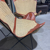 Pair of Canvas & Leather Chairs - enliven mart