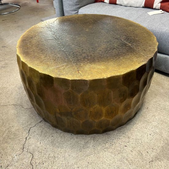 Pottery Barn Distressed Bronze coffee table - enliven mart