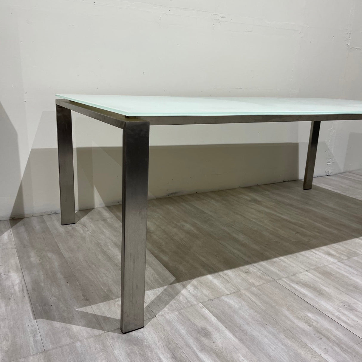 Rand Room and Board Frosted dining table - enliven mart