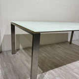 Rand Room and Board Frosted dining table - enliven mart