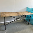 Restoration Hardware Flat Iron Counter Table - enliven mart