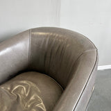 Restoration Hardware Reginald Leather chair - enliven mart