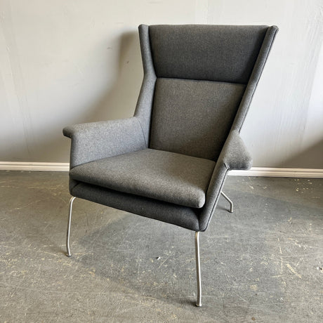 Room and Board Aidan Lounge chair Darker Gray - enliven mart