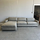 Room & Board Linger Chaise Sectional Sofa - enliven mart