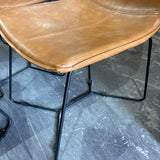 Slope Leather Dining Chair (Set of 4) - enliven mart
