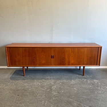 Teak Mid Century Danish Server by Svend Larsen for Faarup Mobel Fabrik - enliven mart