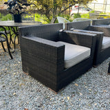 Terra Outdoor Ventana set of 6 outdoor lounge chair with Sunbrella fabric - enliven mart