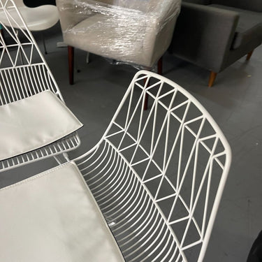 Trond Metal Windsor Back Side Chair - enliven mart
