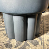 Urban Outfitter mila scallop ceramic indoor outdoor stool - enliven mart