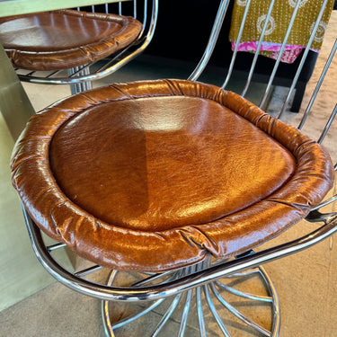 Vintage Italian Rima Wire Margot set of 4 Chair by Gastone Rinaldi - enliven mart