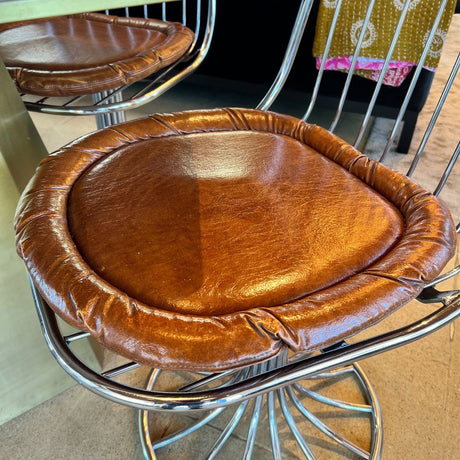 Vintage Italian Rima Wire Margot set of 4 Chair by Gastone Rinaldi - enliven mart