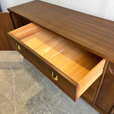 Vintage Kent Coffey Perspecta Mid Century Walnut and Rosewood Credenza - enliven mart