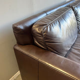 West Elm Henry 77 Leather Sofa - enliven mart