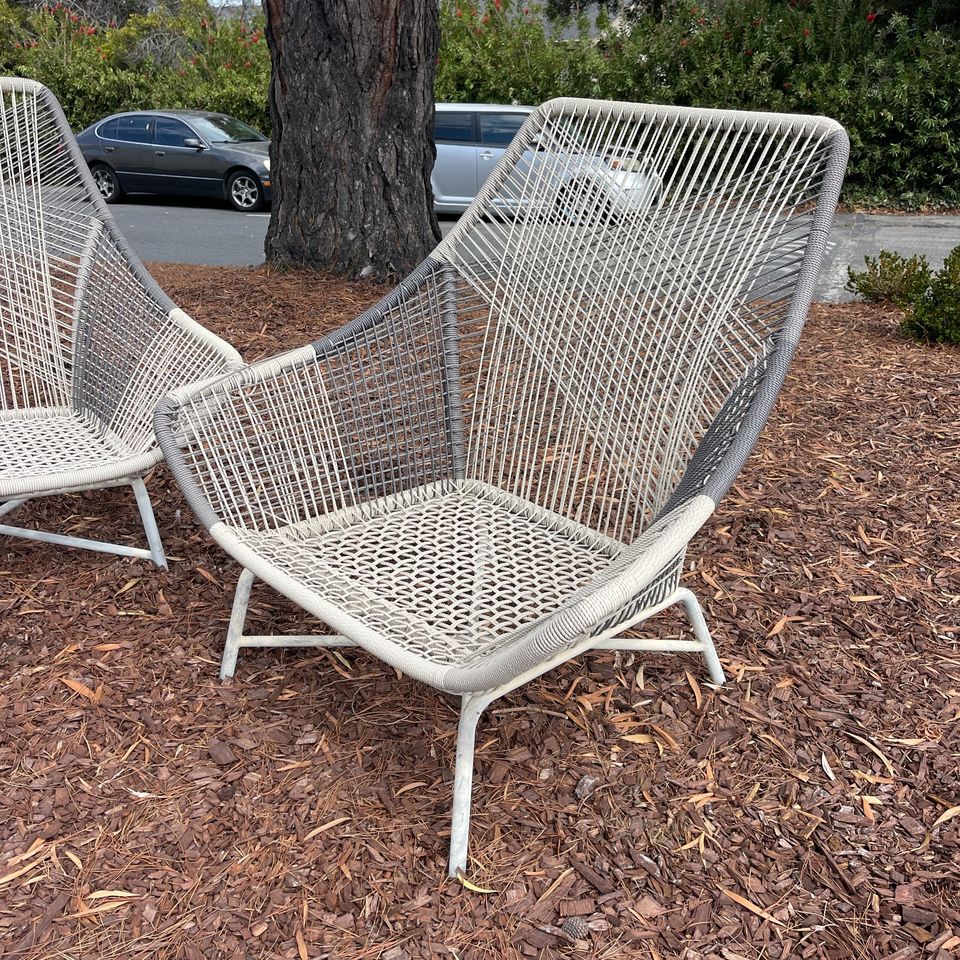 West Elm Huron Outdoor Lounge Chair - enliven mart